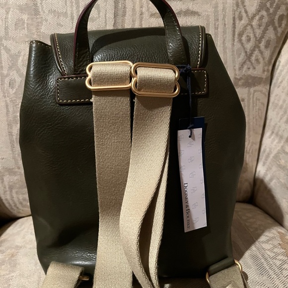Dooney & Bourke Olive Green Leather Backpack main image 6